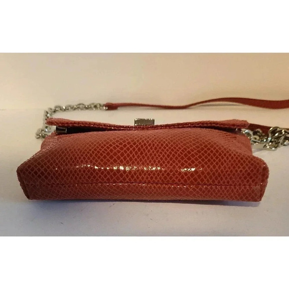 CALVIN KLEIN WOMENS BRICK RED CROSSBODY BAG CLUTCH PHONE POCKET PURSE NEW - Picture 5 of 9